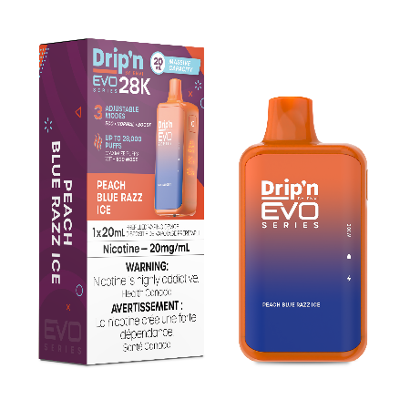20ml vape juice DRIP'N EVO 28K Disposable Vapes | 28,000 Puffs, are flavored disposable vapes Choose Colour::Pale Purple NOVA Products
