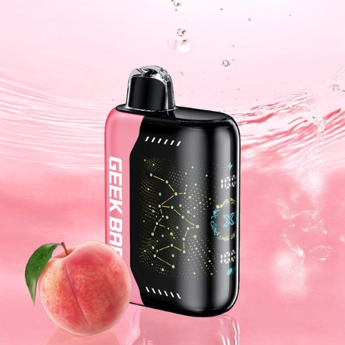 JUICY PEACH Disposable Vape 18,000 Puffs 20mg 16ml