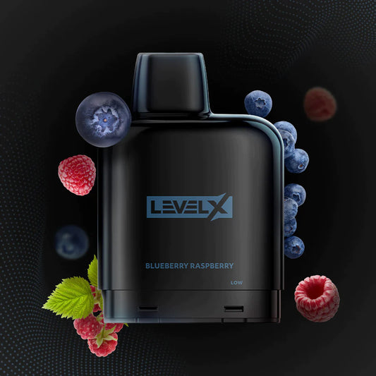 LEVEL X ESSENTIAL SERIES PRE-FILLED PODS - BLUEBERRY RASPBERRY