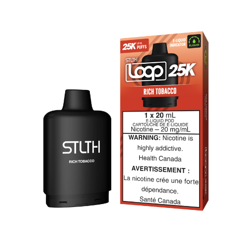 STLTH Rich Tobacco Pods | 2mL Pods | 50mg Nicotine Salt
