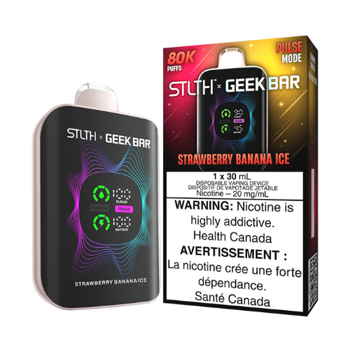 Strawberry Banana Ice Disposable Vape | 80,000 Puffs | 30mL Rechargeable